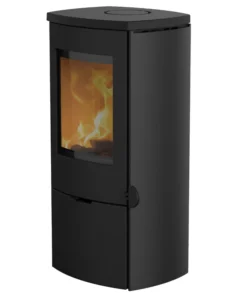 Lotus Mondo 30 Stahl Schwarz | Kaminstudio Witten Lotus Mondo 30 Stahl Schwarz | Lotus Mondo 30 Kaminofen | luftgeführte Scheibenspülung