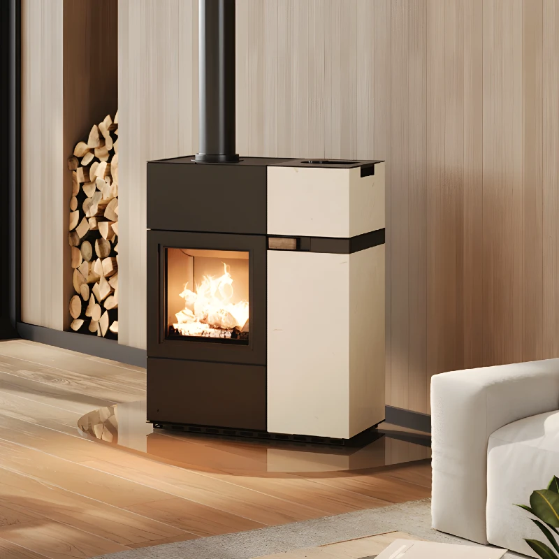 13412 austroflamm quadra duo | Austroflamm Quadra Duo Hybridofen 7 kW Naturstein Kombiofen